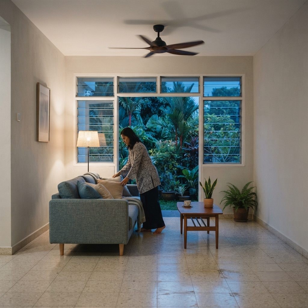 Newly renovated family home interior